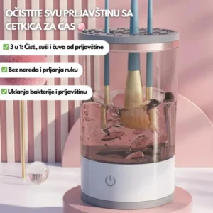 Set za čišćenje i sušenje četkica za šminkanje
