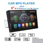1 DIN Auto Multimedija 9 Inca – MP5 Player sa Bluetooth i LCD Ekranom - prednja strana