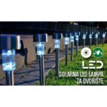 Set od 10 SOLARNIH baštenskih LED lampi