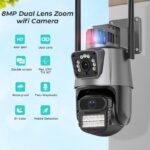 Sigurnosna Dual Kamera za Video Nadzor Sa AI Detekcijom i sirenom 4k 8x zoom - slika 8