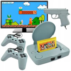 Retro konzola sa pištoljem i UGRAĐENIM igricama - slika 2