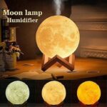 3D Mesec Lampa Aroma Difuzer sa Aromaterapijom 880ml - slika 5