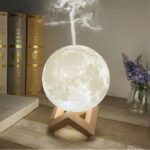3D Mesec Lampa Aroma Difuzer sa Aromaterapijom 880ml - slika 3
