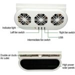 Solarni Auto Ventilator sa 3 Glave – Svež vazduh u autu, čak i dok ste parkirani! ☀️🚗 - 51P2Fzqgc0L. Ac Sl1001 .Jpg