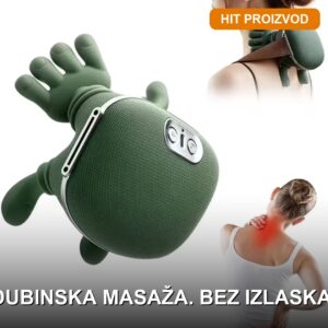 5D RoboTouch PRO Masažer za Vrat i Leđa sa Robotskim Krakovima