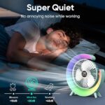 Stoni Ventilator Sa 3 Brzine i Svetlom - slika 3