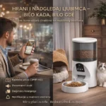 Automatksa hranilica sa kamerom za ljubimce - slika 2