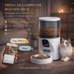 Automatksa hranilica sa kamerom za ljubimce - slika 3