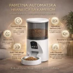 Automatksa hranilica sa kamerom za ljubimce - slika 4