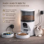 Automatksa hranilica sa kamerom za ljubimce - slika 5
