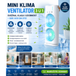 Dvozonski Mini Klima Ventilator 3 u 1 – Osveženje bez granica!