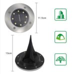 Solarne LED Lampe za dvoriste sa 8 dioda - slika 4