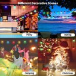 Led RGB lampice za dekoraciju dvorista ili kuce 10m sa aplikacijom - slika 2