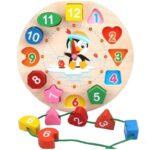 Set od 6 Drvenih Edukativnih Igračaka za Decu - slika 8