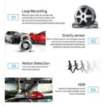 Auto kamera 3 u 1 Auto kamera Full HD unutrasnja i zadnja - slika 7