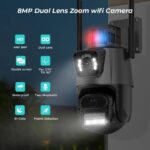 Sigurnosna Dual Kamera za Video Nadzor Sa AI Detekcijom i sirenom 4k 8x zoom - slika 4