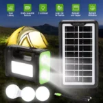 Solarni sistem sa akumulatorom i 3 sijalice i usb ulazima - slika 5