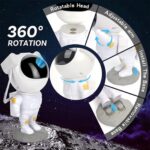 Zvezdano nebo Galaxy projektor Astronaut - slika 6