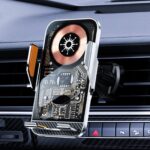 2u1 Pametni Auto držač i Bežični punjač za telefon sa IR senzorom C10 - slika 6