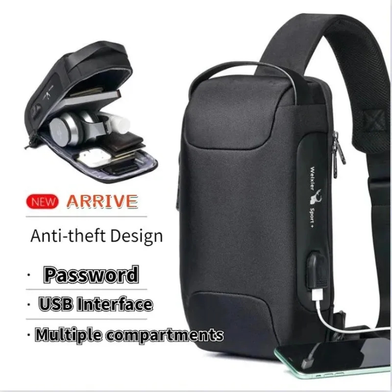IMG-ca01c3e05fa46071f8c4d8de36c8e3c6-V.jpg Vodootporna Moderna torbica Anti Thief + Usb za power bank