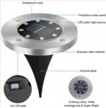 Solarne LED Lampe za dvoriste sa 8 dioda - slika 5