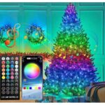 Rgb lampice za jelku 10m sa mobilnom kontrolom + daljinski