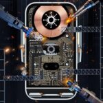 2u1 Pametni Auto držač i Bežični punjač za telefon sa IR senzorom C10 - slika 8