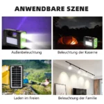 Solarni sistem sa akumulatorom i 3 sijalice i usb ulazima - slika 3
