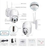 IP WiFi PTZ kamera spoljna 360 vodootporna 1080P dve antene - slika 2