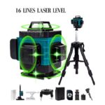 🟢 Digitalni Laser za Nivelaciju – 16 Linija 4D (NOVI MODEL SA TRONOŠCEM)