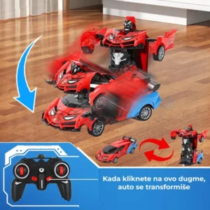 Spider-Man Auto Transformers na Daljinski – Auto koji se Pretvara u Robota - Spider Man Auto Koji Se Pretvara U Robota Tehnolidershop.Webp