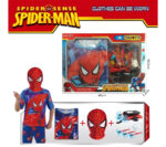 🕷️ Spiderman Set za Decu – Odelce, Maska i Spider Launcher sa Strelicama