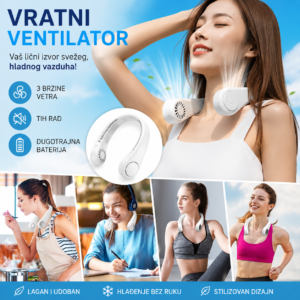 Prenosni ventilator za vrat