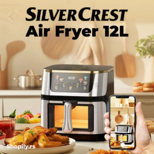SilverCrest Air Fryer 12L – Porodična Friteza na Vrući Vazduh 1400W