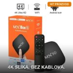 Android Smart TV Box MX Box S – 4K UHD sa Android 14 i Wi-Fi