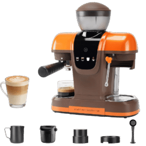 iCafilas Aparat za Espresso sa Mlinom 20 Bar — Poluautomatski