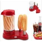 Aparat za Hot Dog Američki – 12 Hot Dogova na Pari, 450W