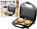 SOKANY SK-BBQ-132 Aparat za Tople Sendviče 800W – Grill i Panini Maker - Aparat Za Tople Sendvice 4 1.Jpg