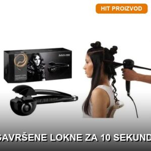 Profesionalni Automatski Uvijač za Kosu sa Keramičkom Komorom i Zvučnim Signalom