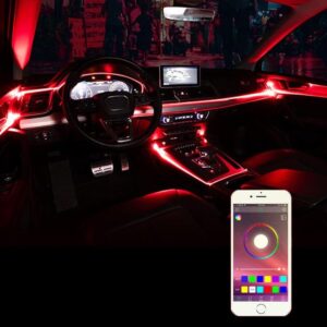Ambijentalno RGB LED osvetljenje za enterijer auta RGB niti
