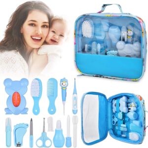 Veliki Baby Set za Negu i Higijenu Bebe sa Torbicom – Plavi