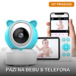Bebi Monitor sa WiFi i Alarmom — Nadzor Bebe u Realnom Vremenu