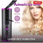 Bežični automatski uvijač za kosu sa keramičkim grejačem — 3 nivoa temperature