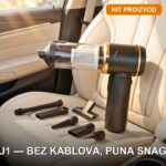 4 u 1 Bežični Usisivač i Duvač za Auto sa Punjivom Baterijom