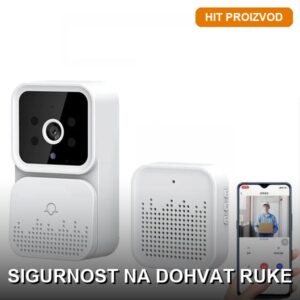 Bežično zvono sa kamerom WiFi za vrata — noćni vid i mobilna aplikacija