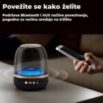 Bluetooth zvučnik sa LED osvetljenjem LP90 — prenosiv, snažan bas, do 10m dometa - Bluetooth Zvucnik Lp90 Upotreba U Prostoriji.Jpg