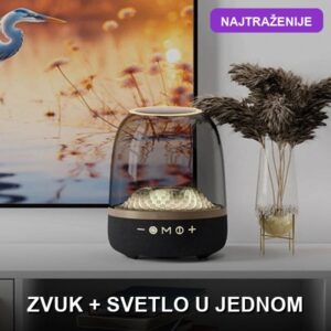Bluetooth zvučnik sa LED osvetljenjem LP90 — prenosiv, snažan bas, do 10m dometa