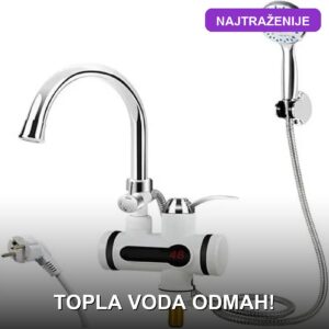 Slavina za Sudoperu sa Tušem i Trenutnim Zagrevanjem 3000W