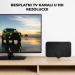 Digitalna sobna antena sa pojačivačem signala — DVB-T2, HD prijem, domet 980 milja - Digitalna Sobna Antena Prikljucak Usb.Jpg