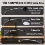 Digitalni paročistač sa 6 brzina i 8 četki — 1500W, para do 105°C - Digitalni Parocistac 6 Brzina Cetke Nastavci.Jpg